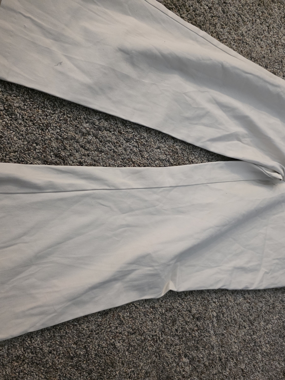 Source Unknown Light Gray Women's Ankle Cropped Pants